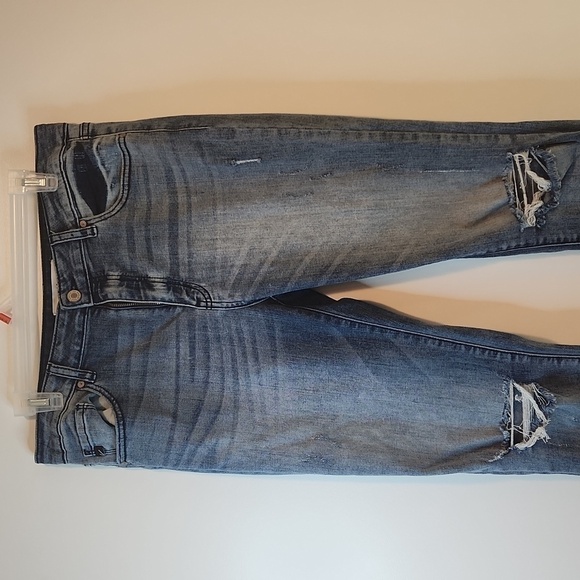 KanCan Estillo Distressed Ripped Jeans High Rise Medium Wash Women's Sz 13/30 - Picture 6 of 14